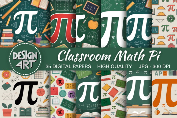 Classroom Math Pi Background: A Practical Resource for Educators