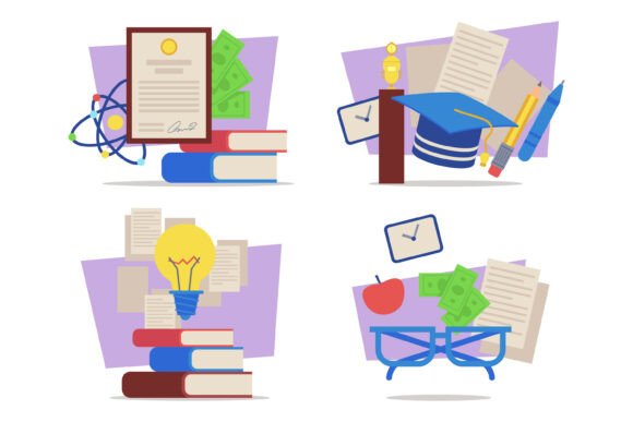 Collection of Educational Icons: A Visual Guide