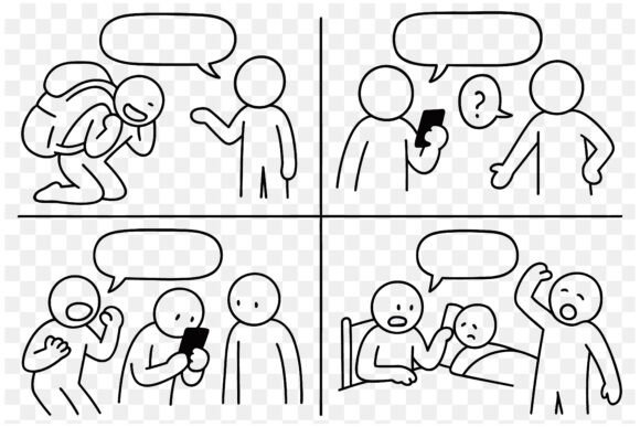 Editable Comic Strip for Modern Storytelling