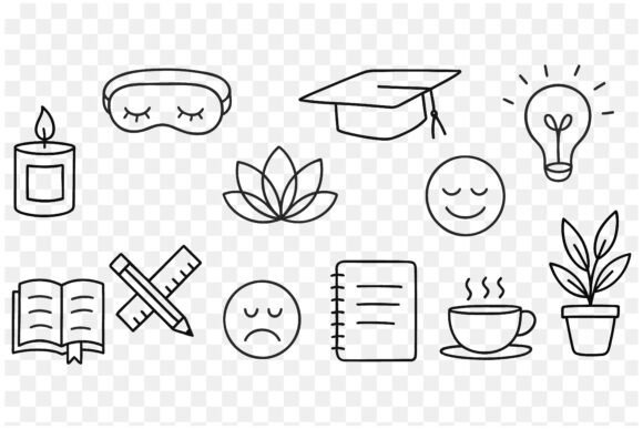 Evaluating the Minimalist Line Art Set for Wellness and Education Projects