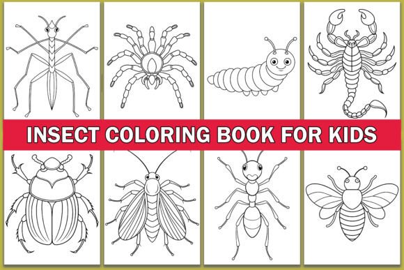 Insect Coloring Book for Kids Vol – 3: A Creative Journey into Nature