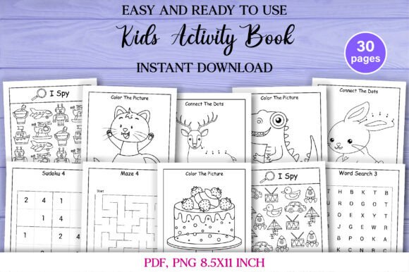 Kids Activity Book Preschooler Worksheet: A Guide to Early Learning
