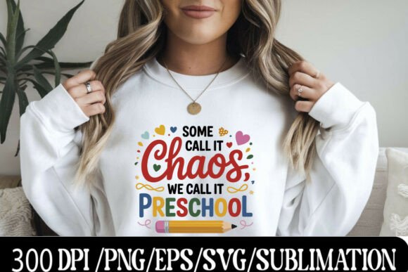 Preschool Chaos: Colorful Typography Wit