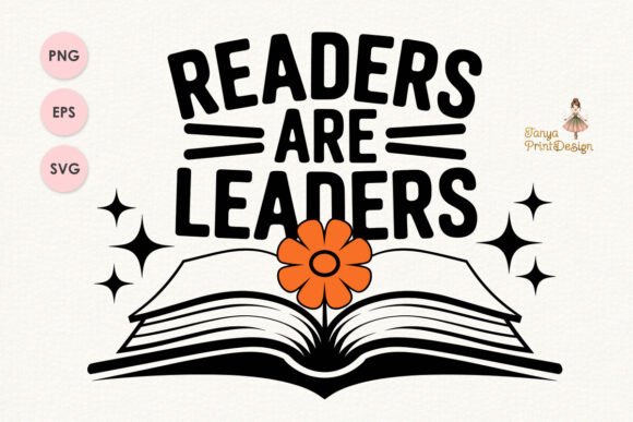 Readers Are Leaders Book SVG PNG Design