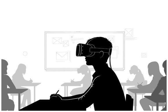 Student Wearing Vr Headset in Classroom: The Shift Toward Immersive Learning